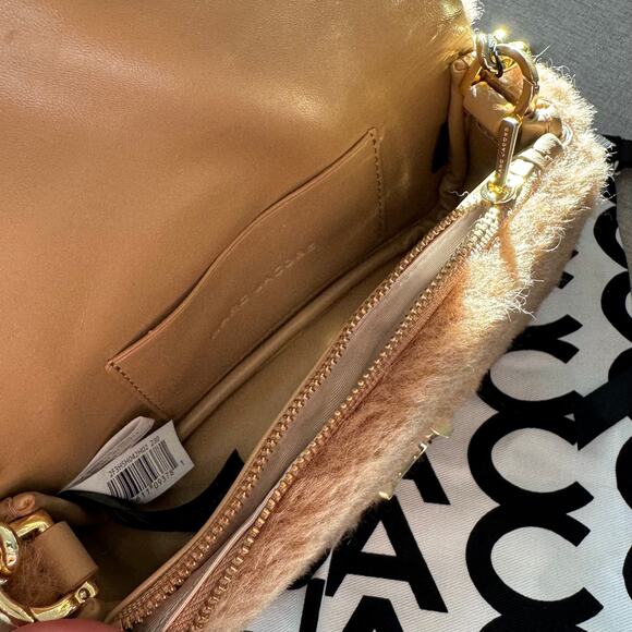 Marc Jacobs The Teddy J Marc Camel Brown Mini Handbag NEW Clutch Shoulder Bag - Picture 6 of 9